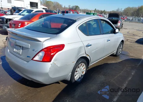 2014 Nissan Versa 1.6 Sv z USA, uszkodzony, nr VIN 3N1CN7AP6EL865846
